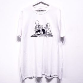 0036Mark Draftpunk/X T-shirt ffi/fehér - xl