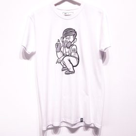 0036Mark Aladár T-shirt ffi/fehér - l